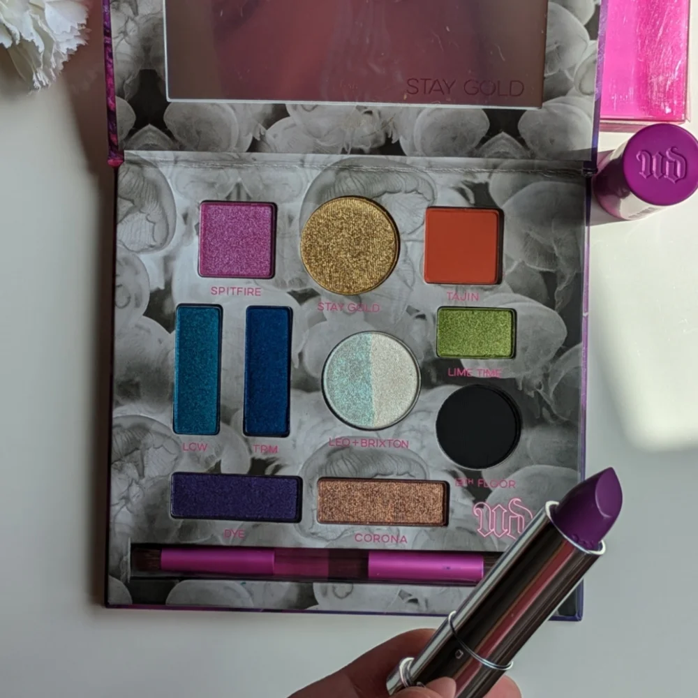 Bundle Urban Decay Kristen Leanne Kaleidoscope Dream Palette + Cloud9 Lipstick